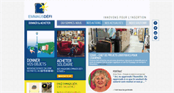 Desktop Screenshot of emmaus-defi.org